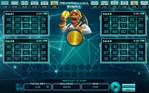 Игра Cryptomania Bingo  играть бесплатно онлайн